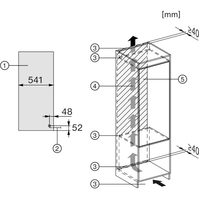 Miele Einbau-Kühlschrank K 7318 D