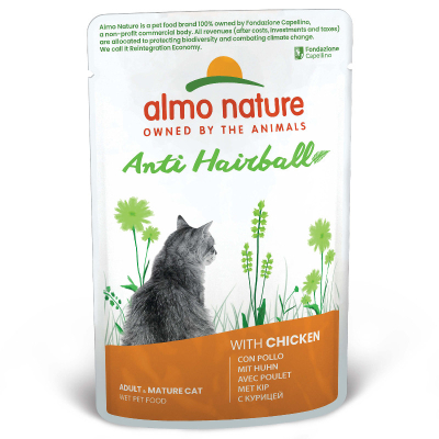 Almo Nature Nassfutter FC Anti-Hairball Huhn 30x70g