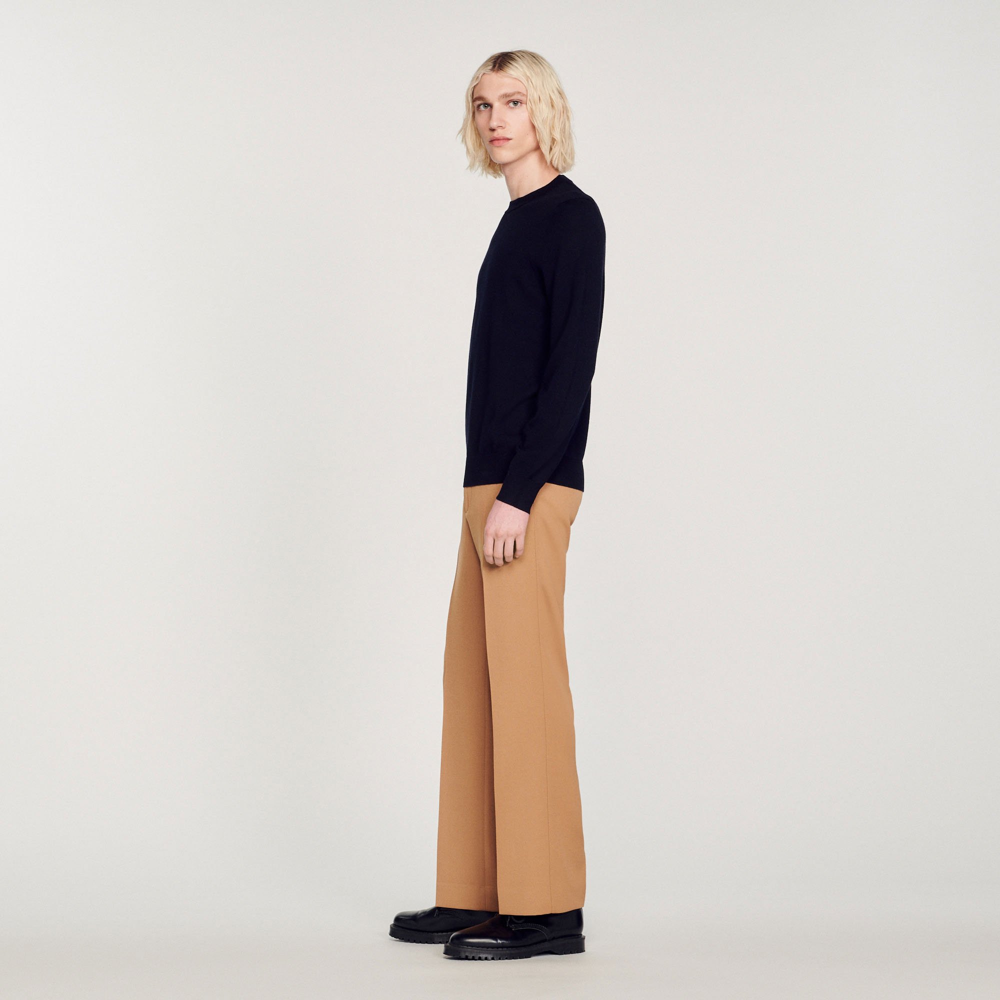 Pull en maille fine en laine
