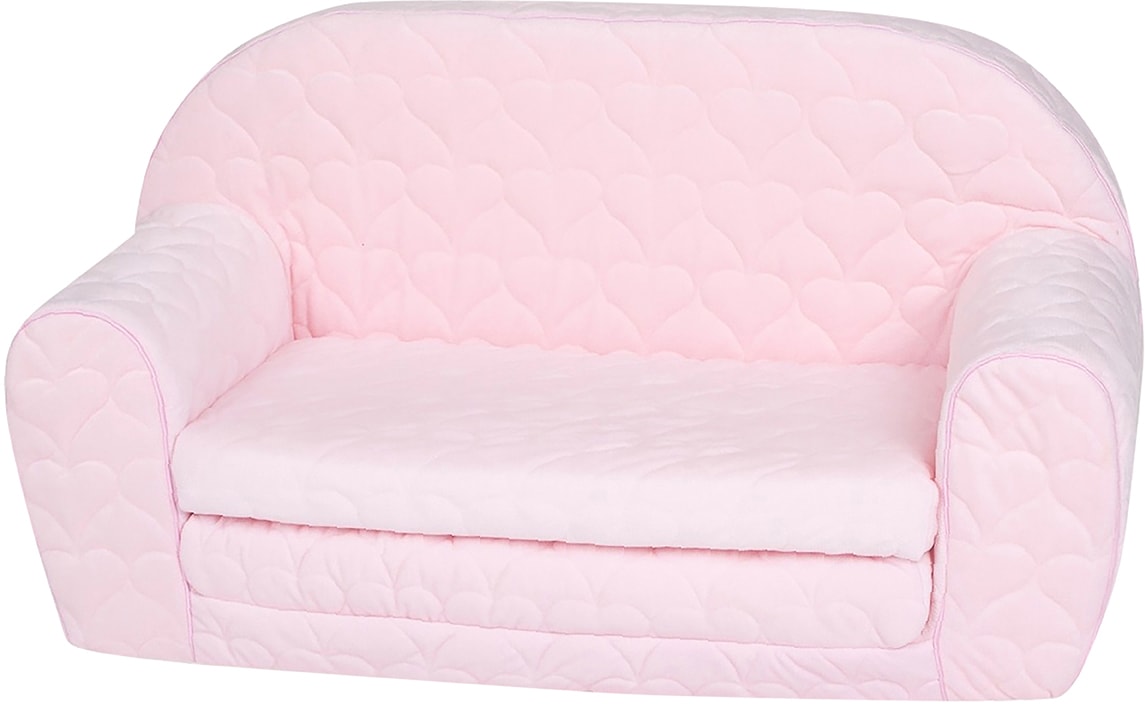 Knorrtoys® Sofa »Cosy, Heart Rose« für Kinder; Made in Europe