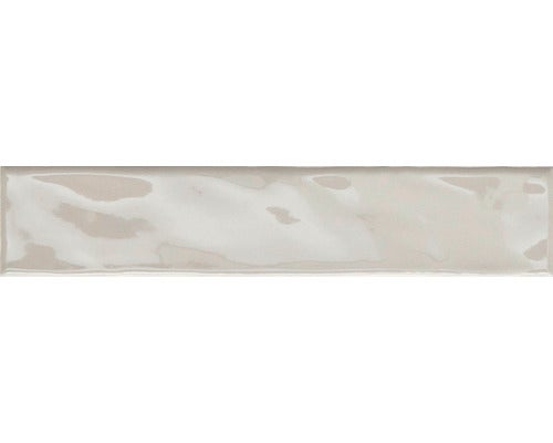 Japandi wandtegel Kyushu grijs glanzend 5x25 cm