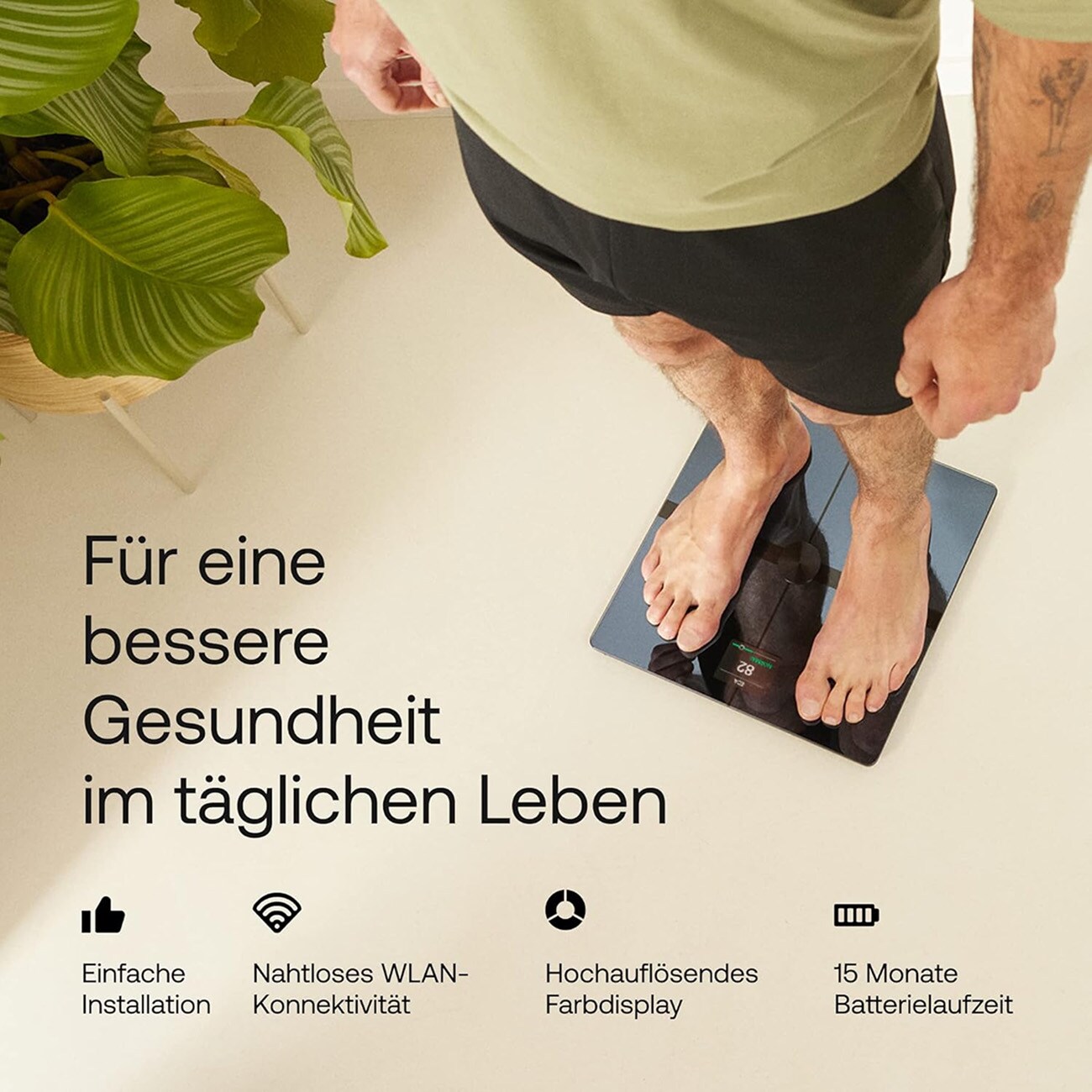 Withings Body Smart WBS13 schwarz Personenwaage