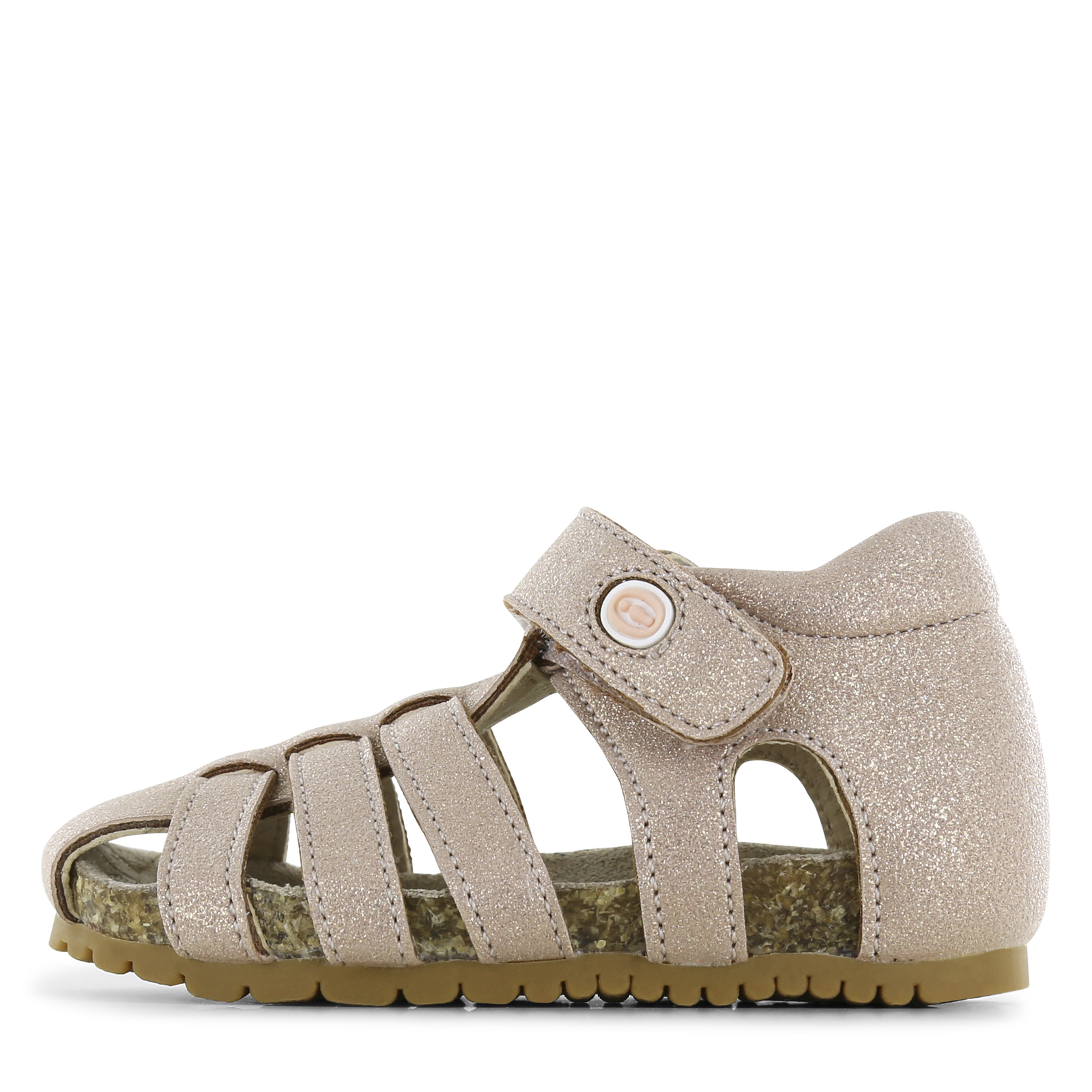 Shoesme shiny beige sandaal Microleer | Meisjes schoenen
