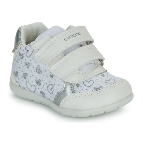 Geox - B ELTHAN GIRL - Blanc / Argenté