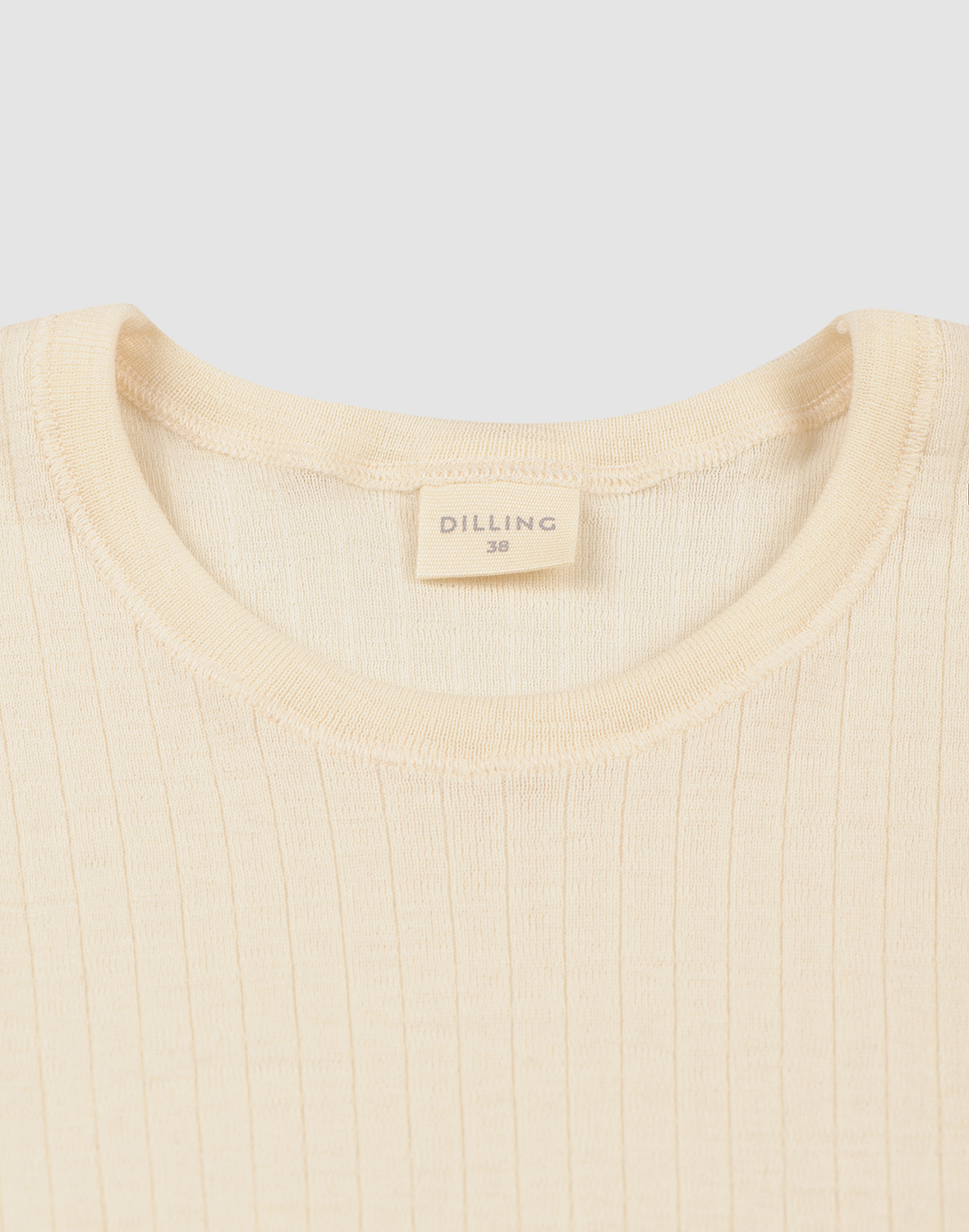 T-shirt van merinowol voor dames in Zwart