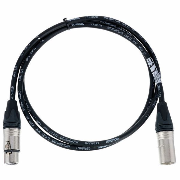Cordial CTM 1,5 FM-BK