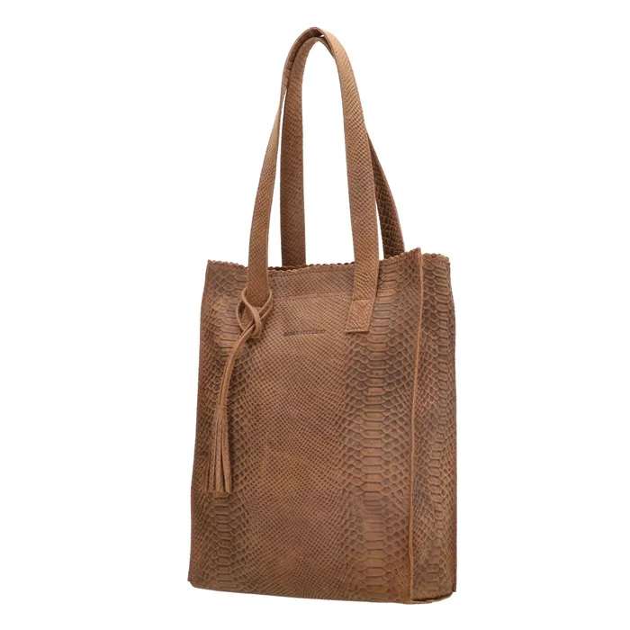 Hide & Stitches Waco Laptoptas Shopper 15,6 inch Bruin