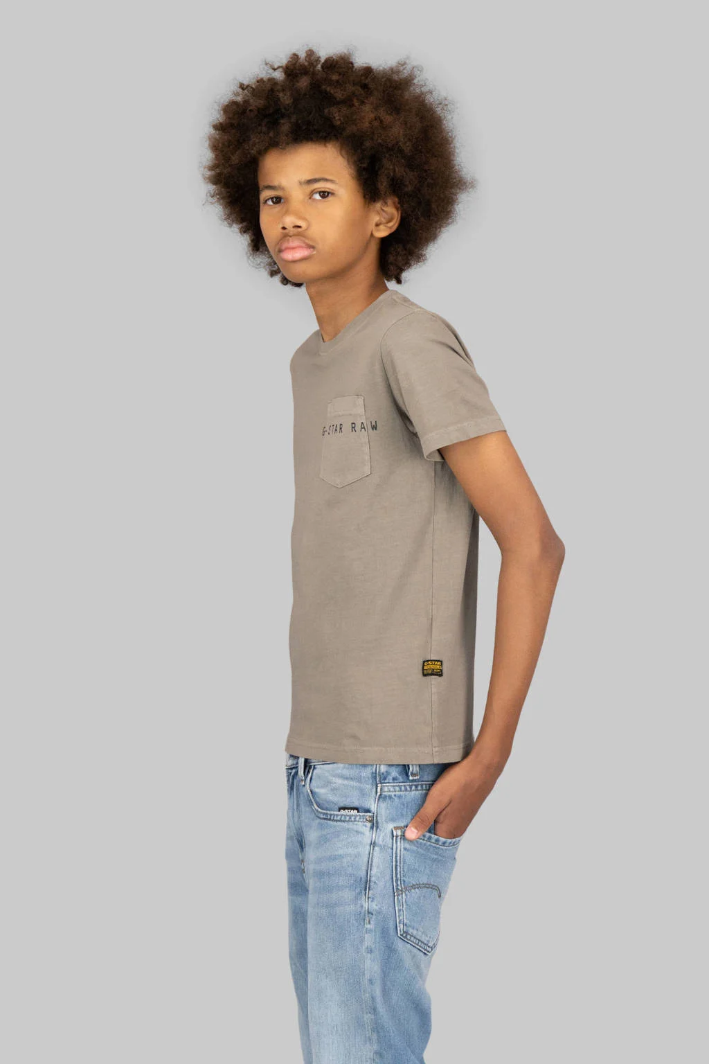 G-STAR T-shirt taupe
