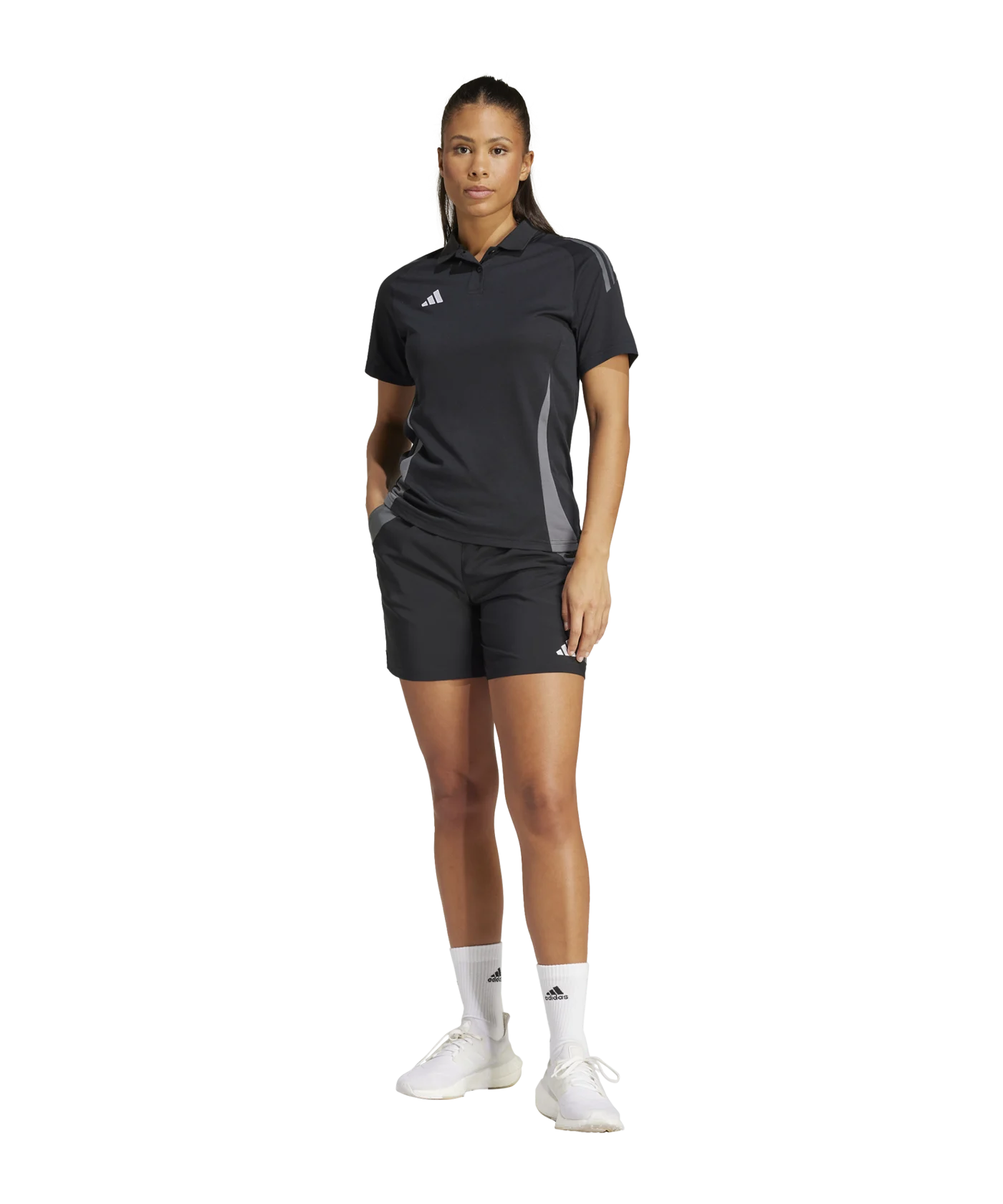adidas Tiro 24 Competition Downtime Short Damen Schwarz