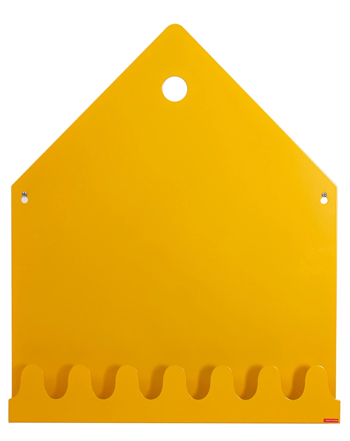 Wandregal VILLAGE (45x58) magnetisch in gelb