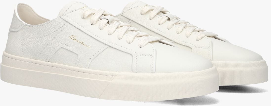 witte santoni lage sneakers 21967