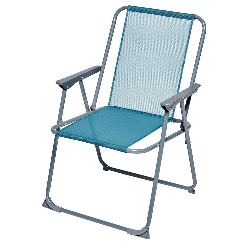 Fauteuil de camping pliant bleu