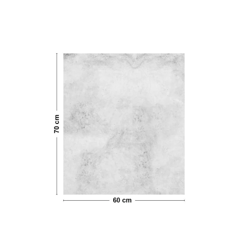 Crédence cuisine Fond de hotte ALU L 60xH 70cm - BÉTON CLAIR 99deco