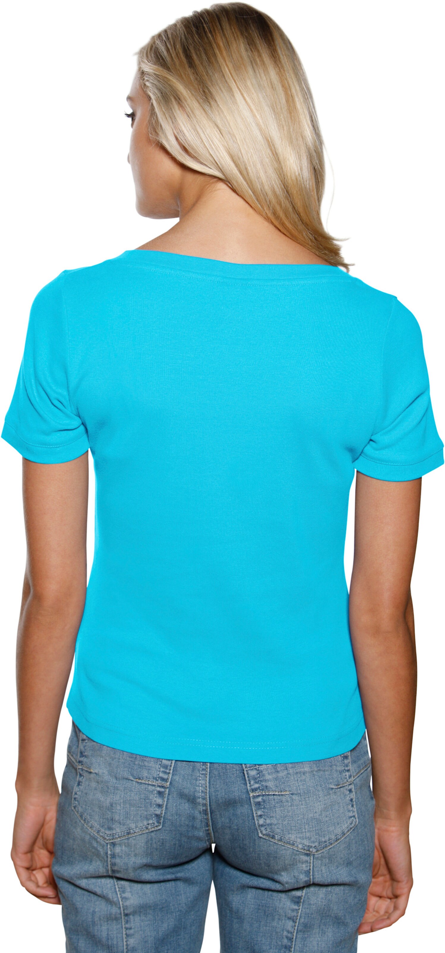 heine Carré-Shirt in aqua