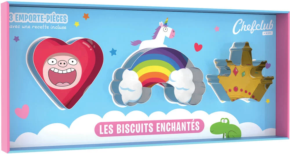 CHEFCLUB KIDS - EMPORTE-PIECES LES BISCUITS ENCHANTES