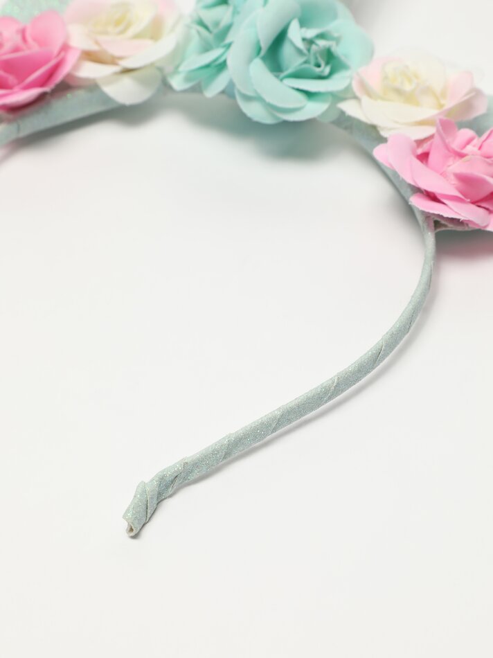 Tiara de unicórnio com flores - Vários modelos