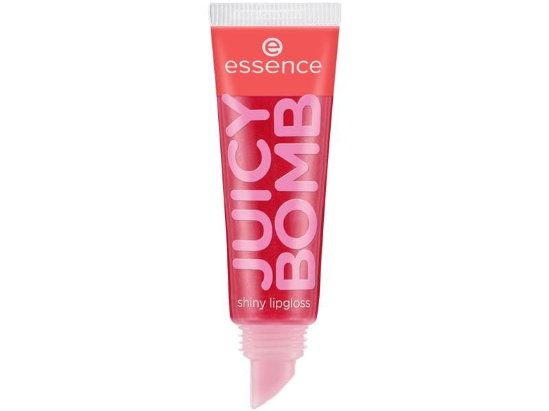 essence Lip Booster Juicy bomb shiny 104 Poppin' Pomegranat Lipgloss mit fruchtigem Duft und hochglänzendem Finish