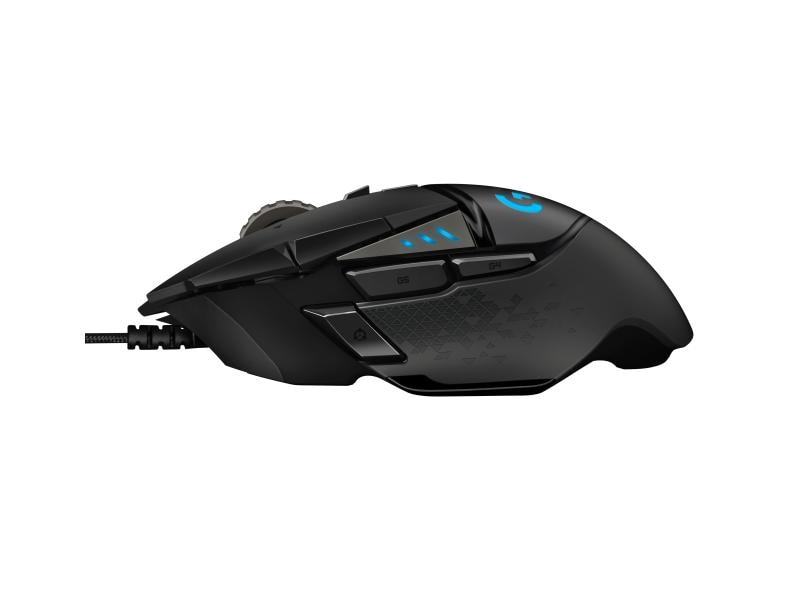 Logitech Gaming-Maus G502 HERO Hochpräzise Gaming-Maus mit justierbarem Handling und RGB-Beleuchtung
