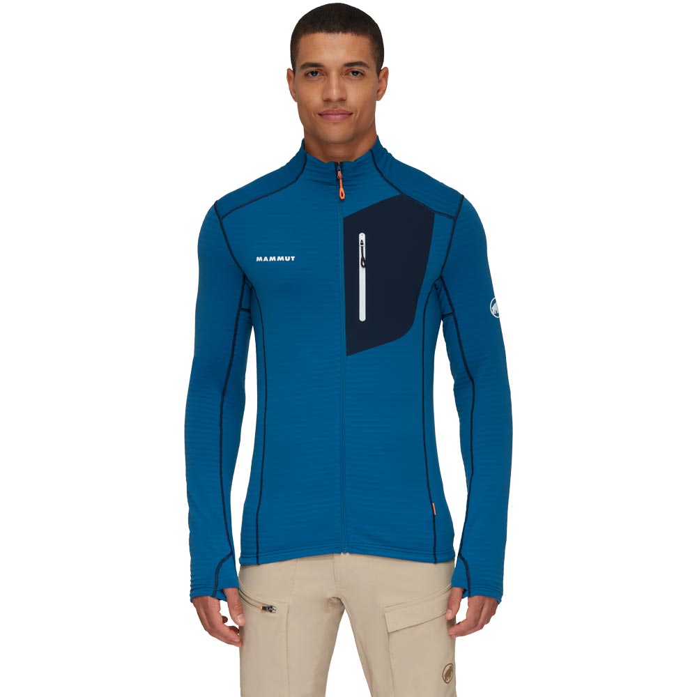 Mammut Taiss Light ML Stretchfleecejacke Herren deep ice