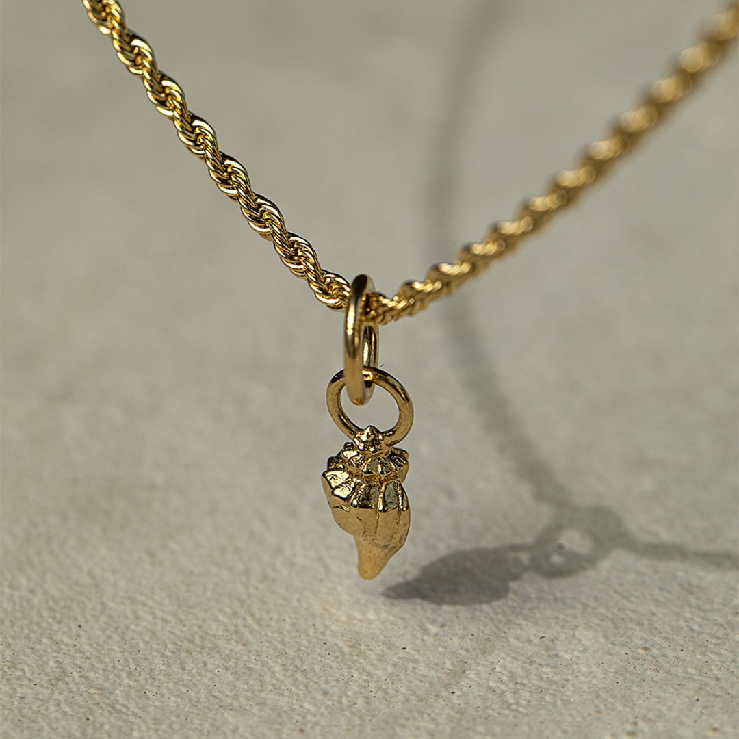 Paul Hewitt Charm Sea Shell Marinium Ocean Steel Goldig