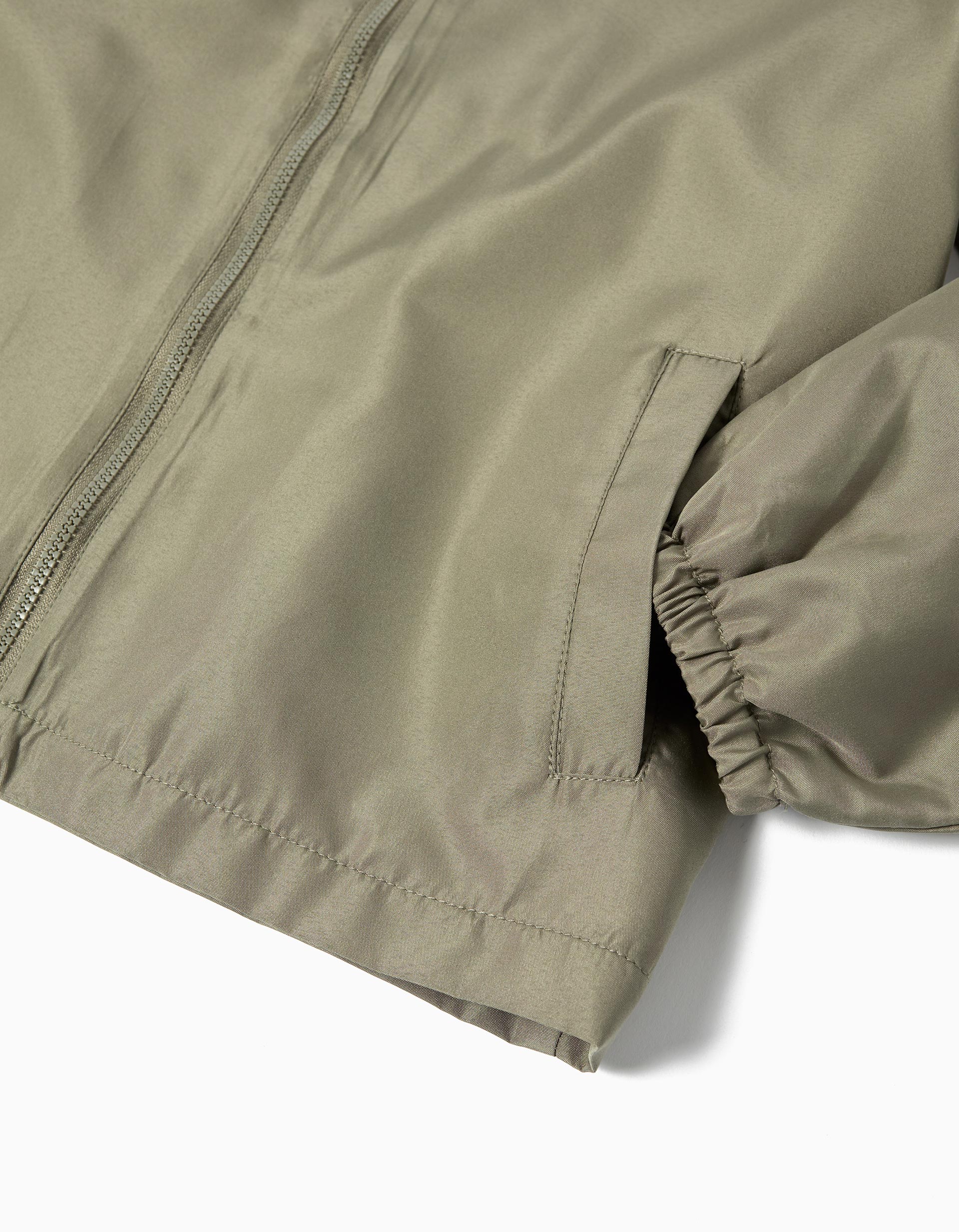 Parka com Capuz, Menino, Verde