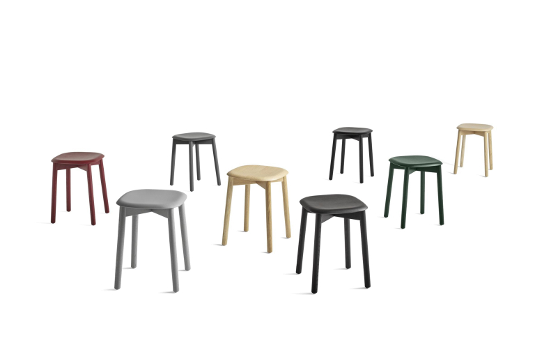 Hay Soft Edge 72 kruk zwart