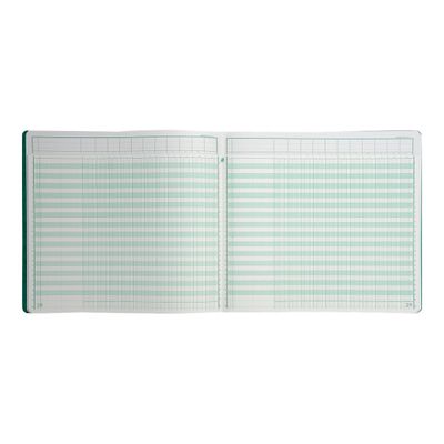 Exacompta - Piqûre tête paresseuse - 11 colonnes par page - 27 x 32 cm