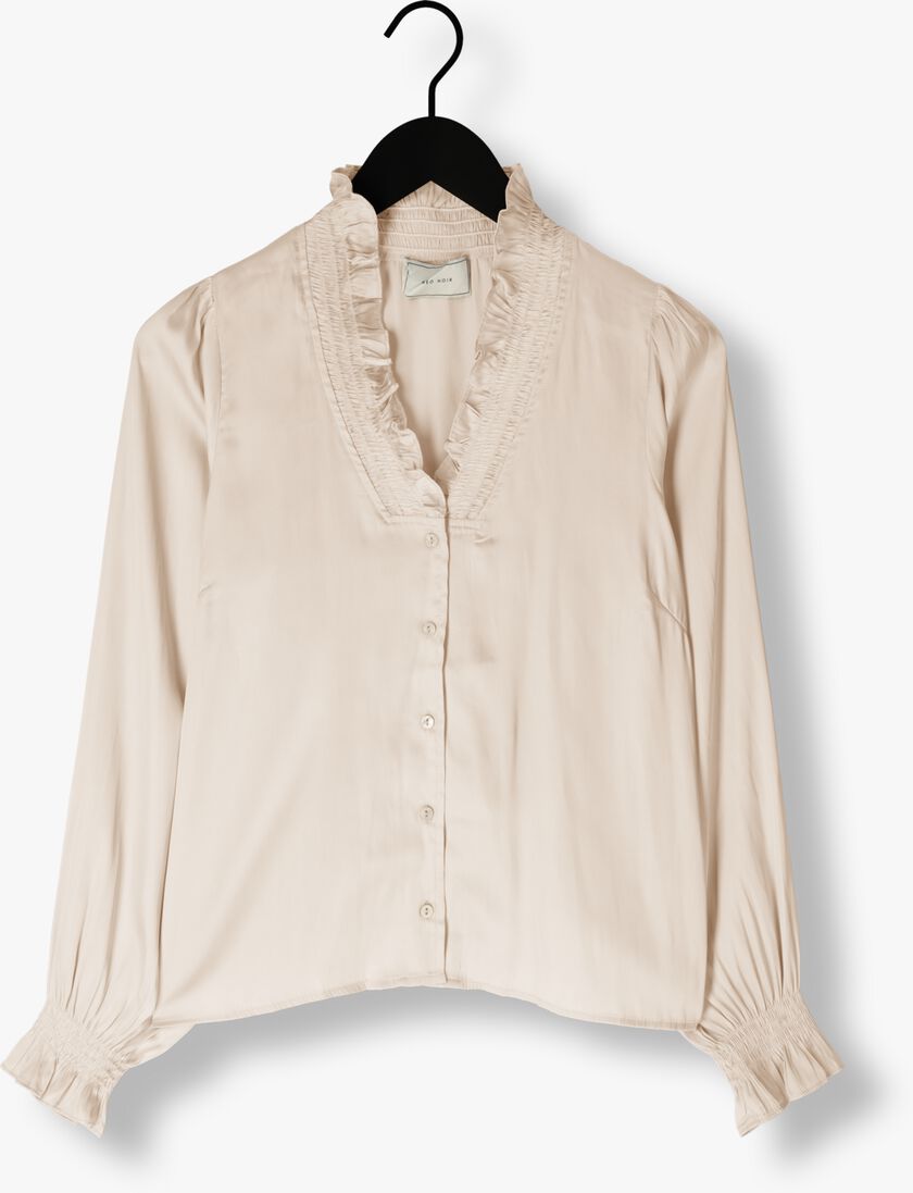 NEO NOIR beige neo noir blouse brielle satin blouse