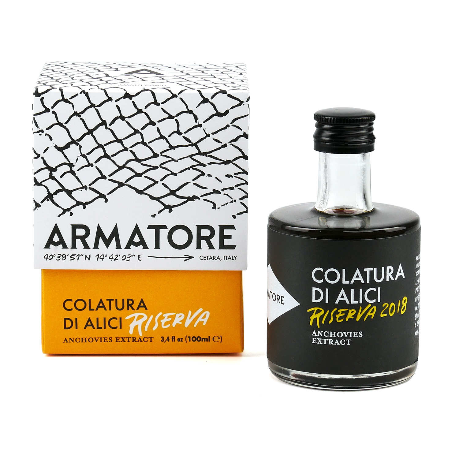 Colatura di alici di Cetara - Coulis d'anchois italien (garum) - Delfino Battista