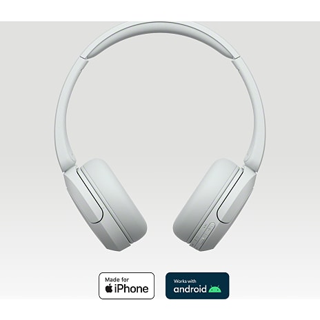Sony WHCH520W headset - hvid