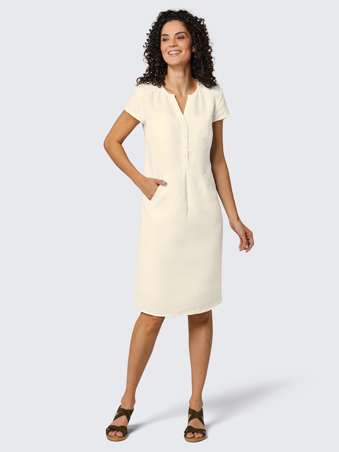 Robe en lin pur lin