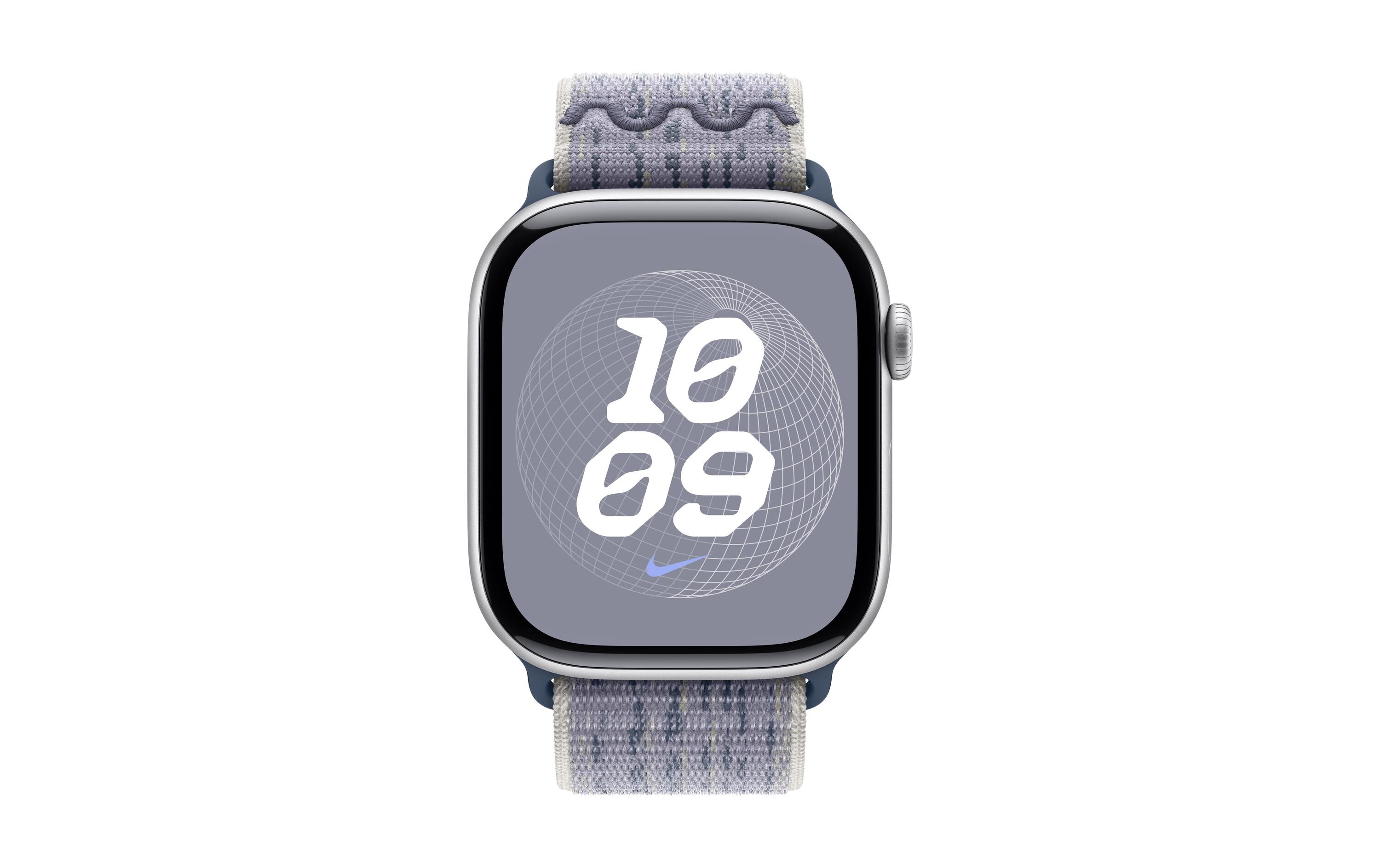 Nike Sport Loop 46 mm Grau/BlauArmband zu Apple Watch 46 mm