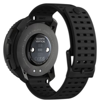 Montre GPS Suunto Vertical Steel Solar All Black - Noir