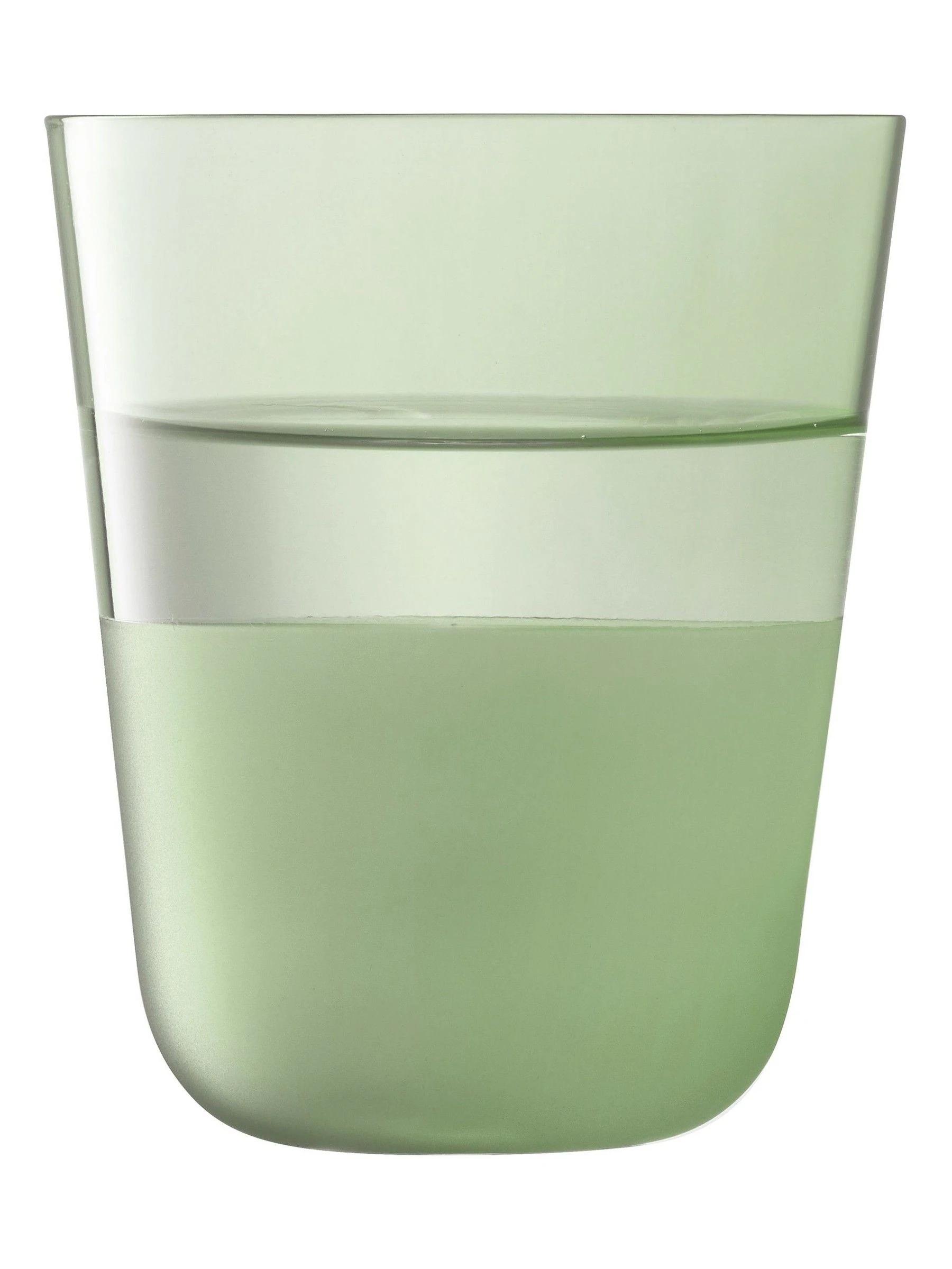 LSA International set van 2 Arc Contrast bekers van 380ml