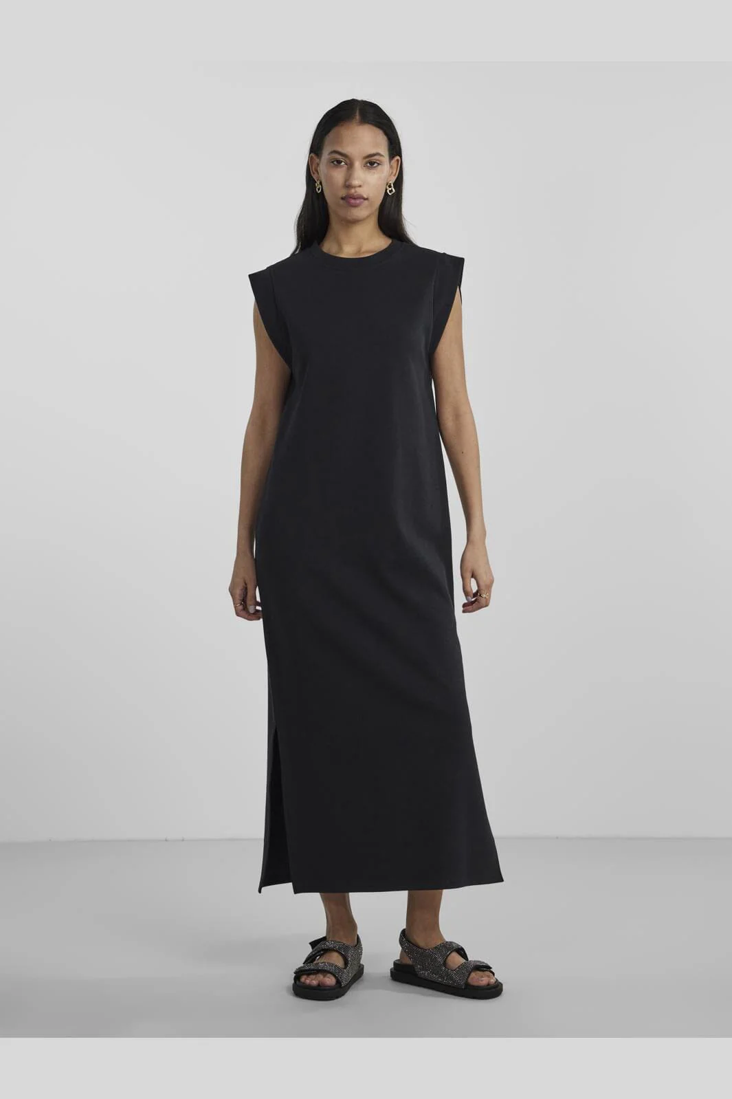 Pieces Pcchilli Summer Sl Ankle Dress 4193268 black