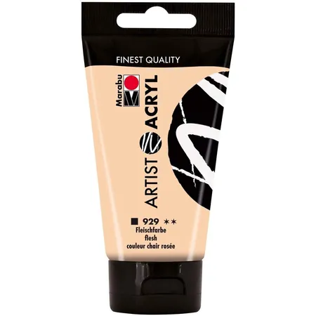 Marabu Artist Acryl, Fleischfarbe 929, 75 ml