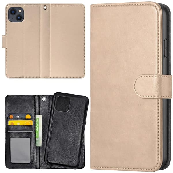 iPhone 13 - Lommebok Deksel Beige