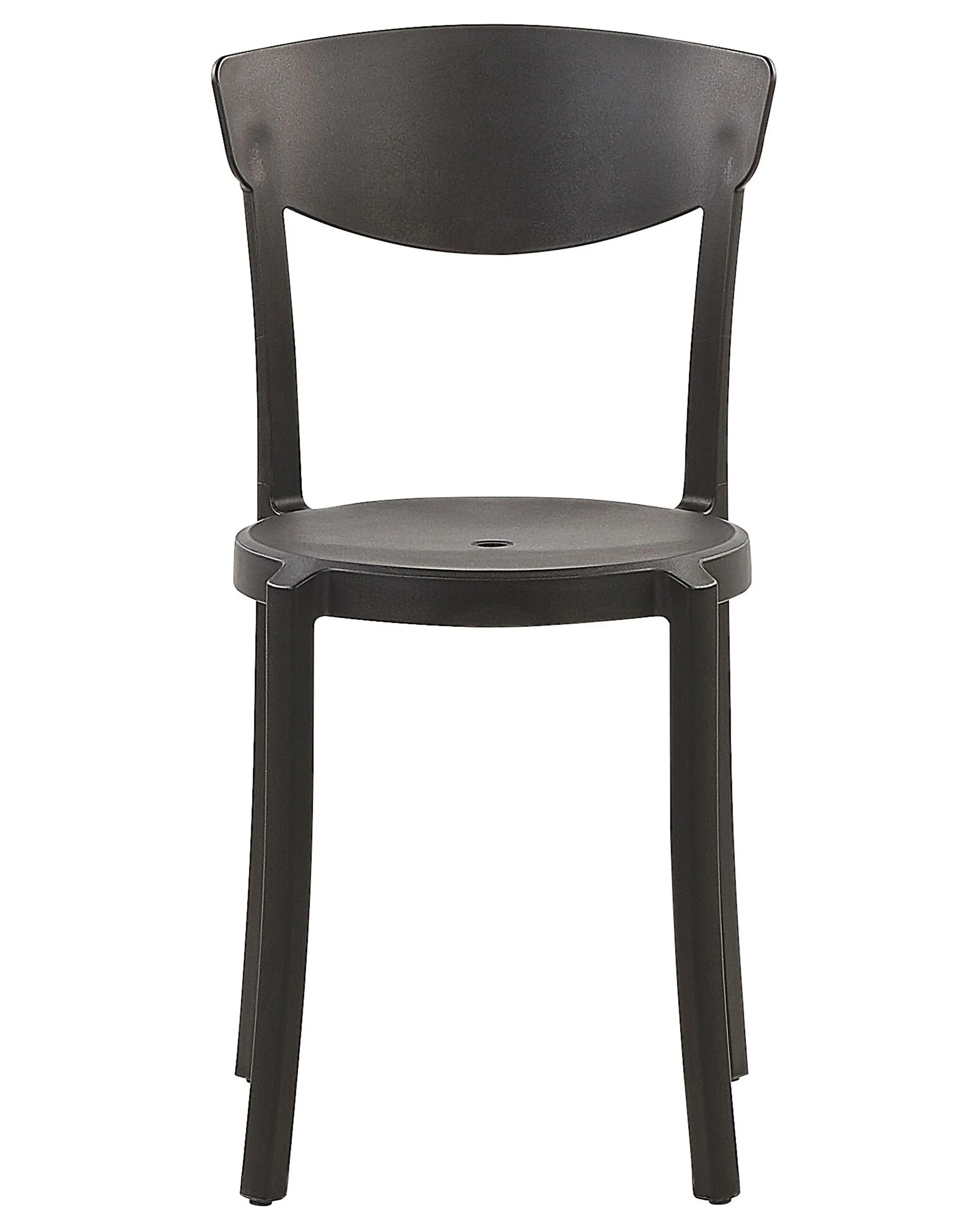 Set van 4 tuinstoelen VIESTE Zwart
