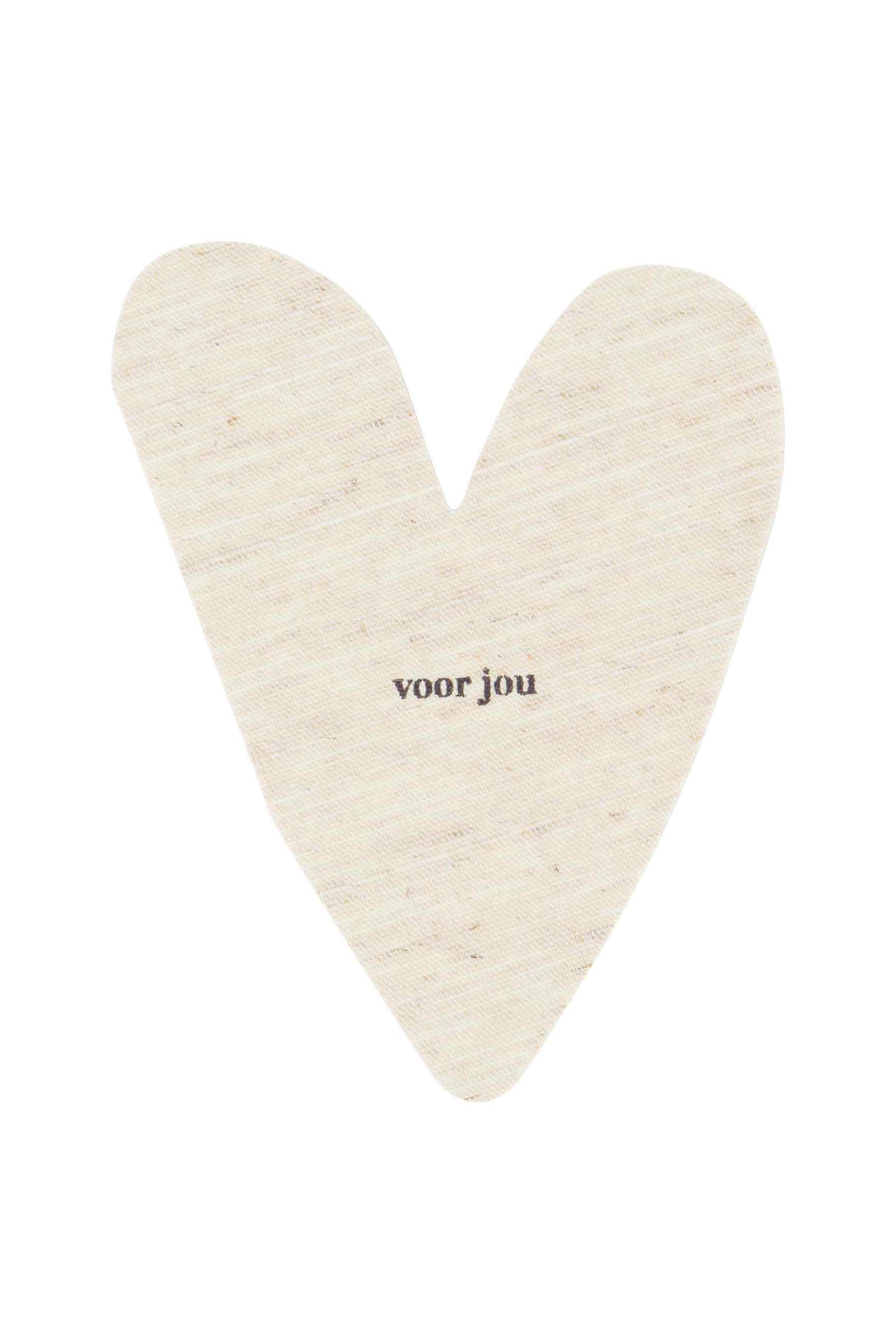 wenskaart voor jou hartje linnen