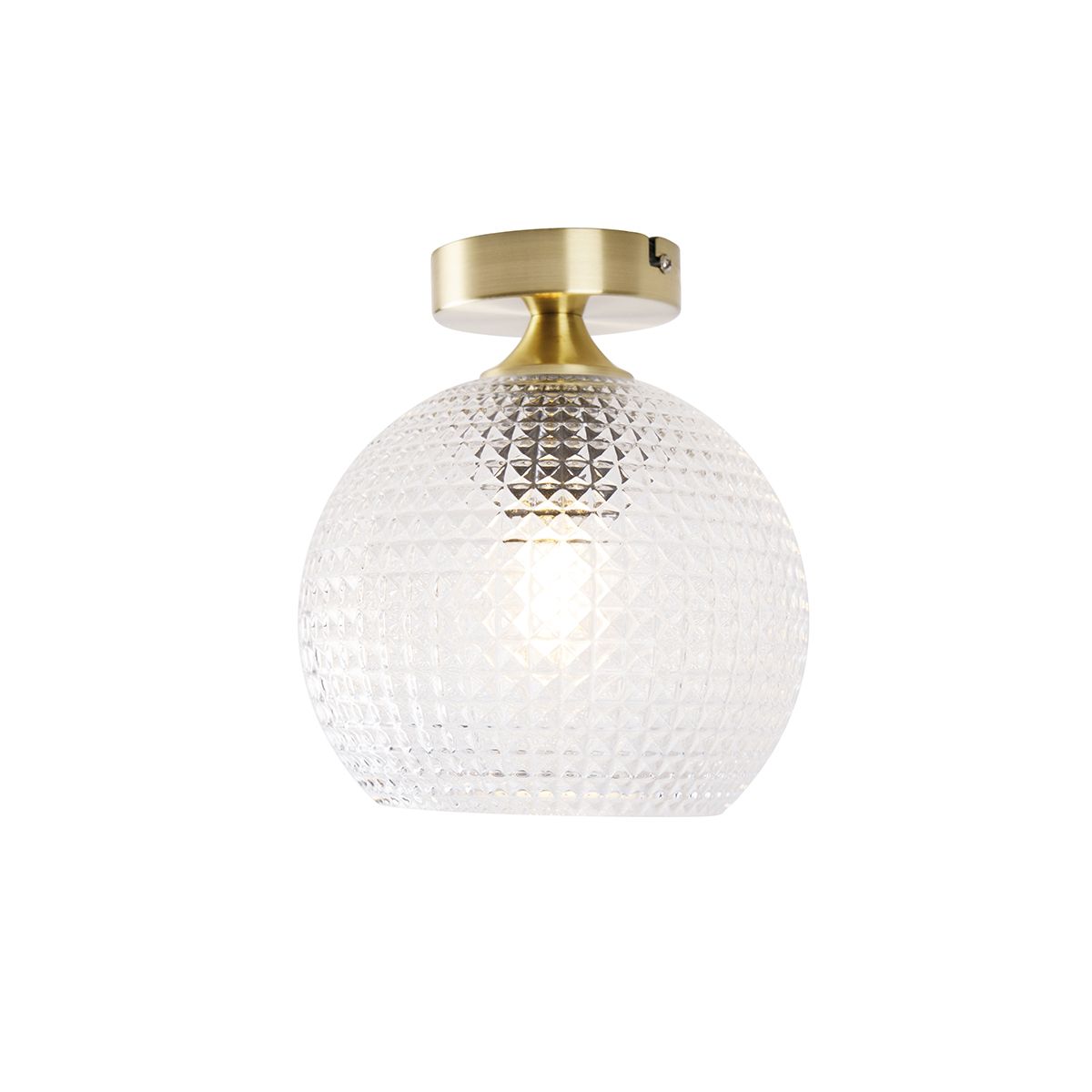 Smart Art Deco plafondlamp messing incl. Wifi A60 - Sphere