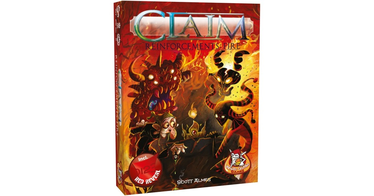 White Goblin GamesClaim Reinforcements: Fire Kaartspel  (Nederlands, Uitbreiding, 2 spelers, 25 minuten, Vanaf 10 jaar)