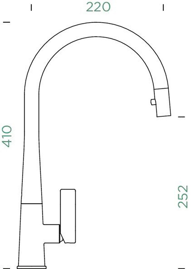 Schock Küchenarmatur »Gota SB« ausziehbarer Auslauf, Rückflussverhinderer, Schwenkbereich 360°