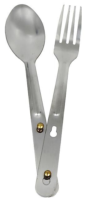 CAO - COUVERT INOX AGRAFES 2 PIECES