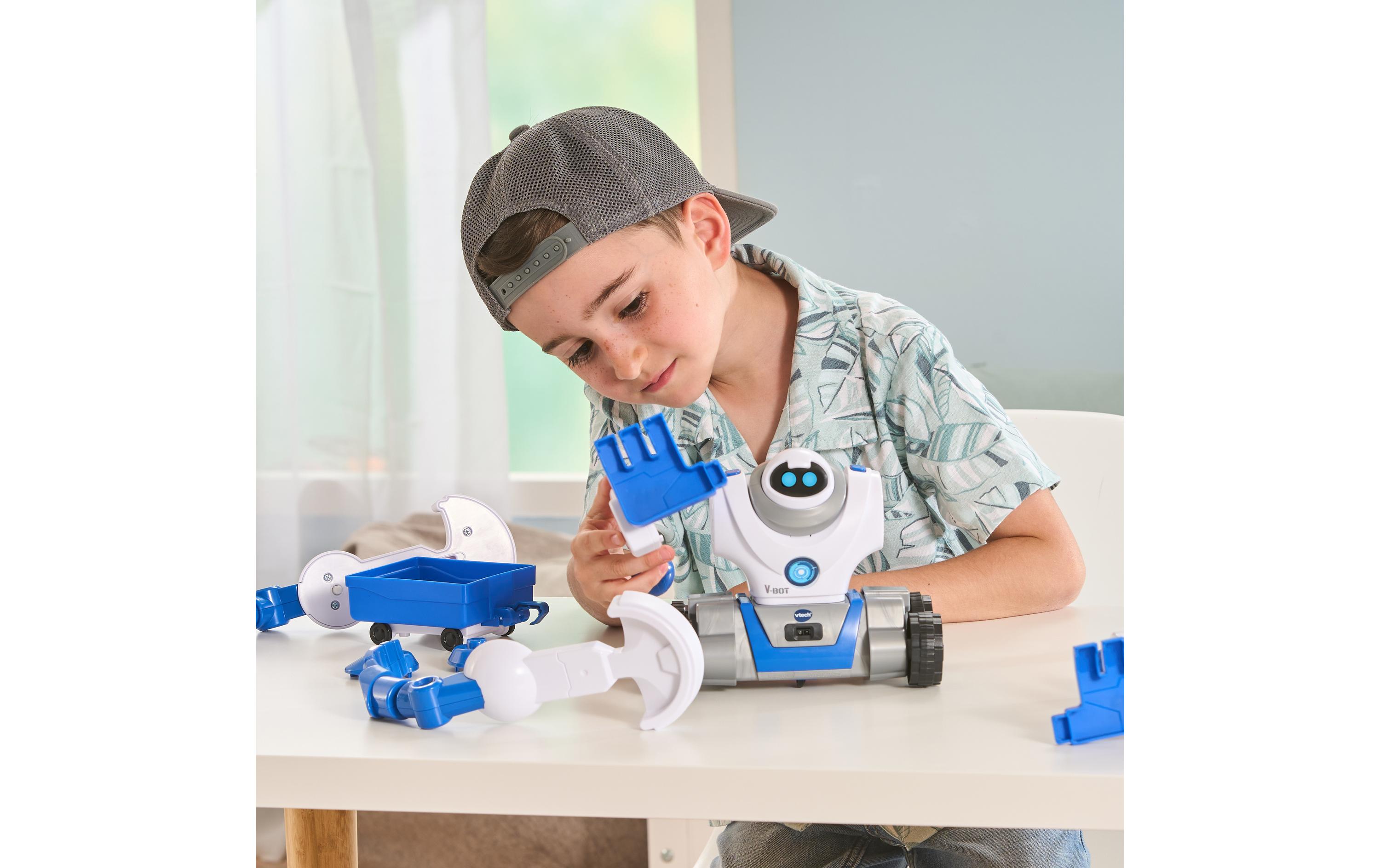 Roboter V-Bot 5 in 1 -DE-Motorisierter Roboter mit verschiedenen Bewegungen