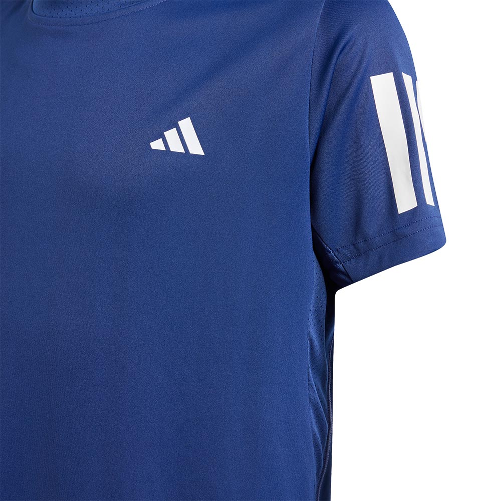 adidas Club Tennis 3-Streifen T-Shirt Kinder dark blue