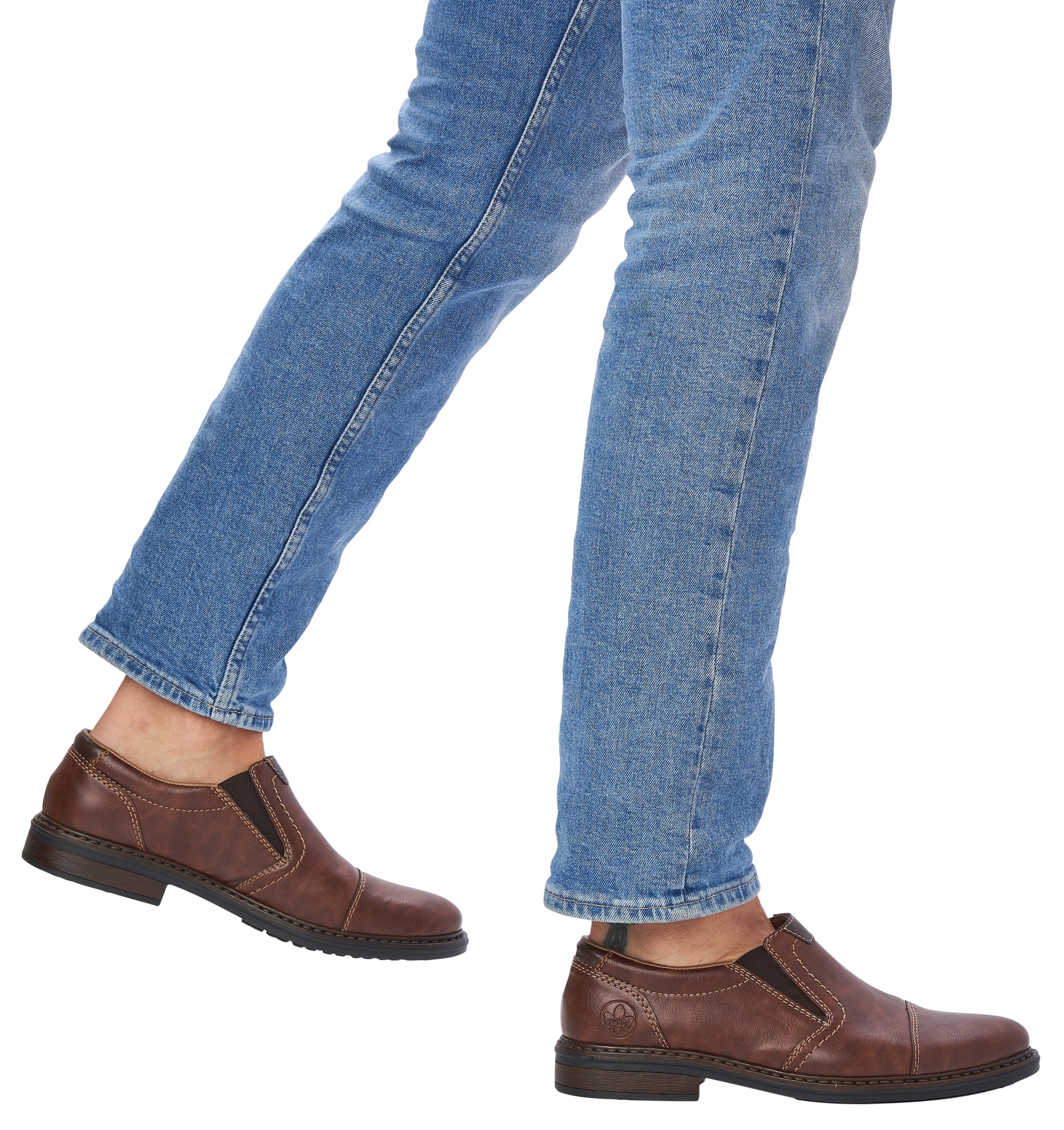 Rieker Slipper  , Halbschuh, Business-Schuh, Schlupfschuh mit Stretcheinsätze