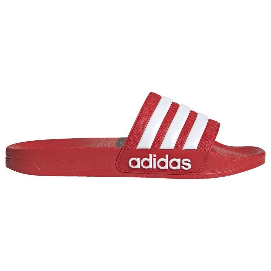 adidas adilette Claquettes Shower - Rouge/Blanc