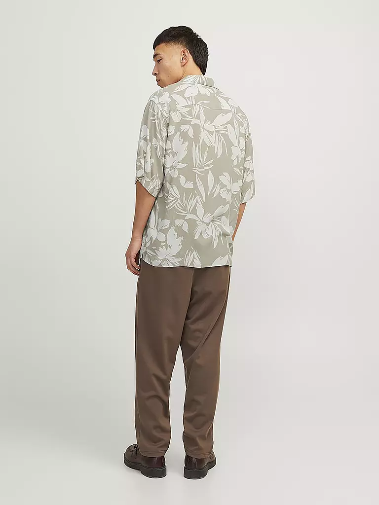 JACK & JONES Hemd Regular Fit JJEJEFF beige