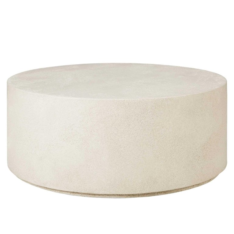 Ethnicraft Elements salontafel Ø80 Off-White