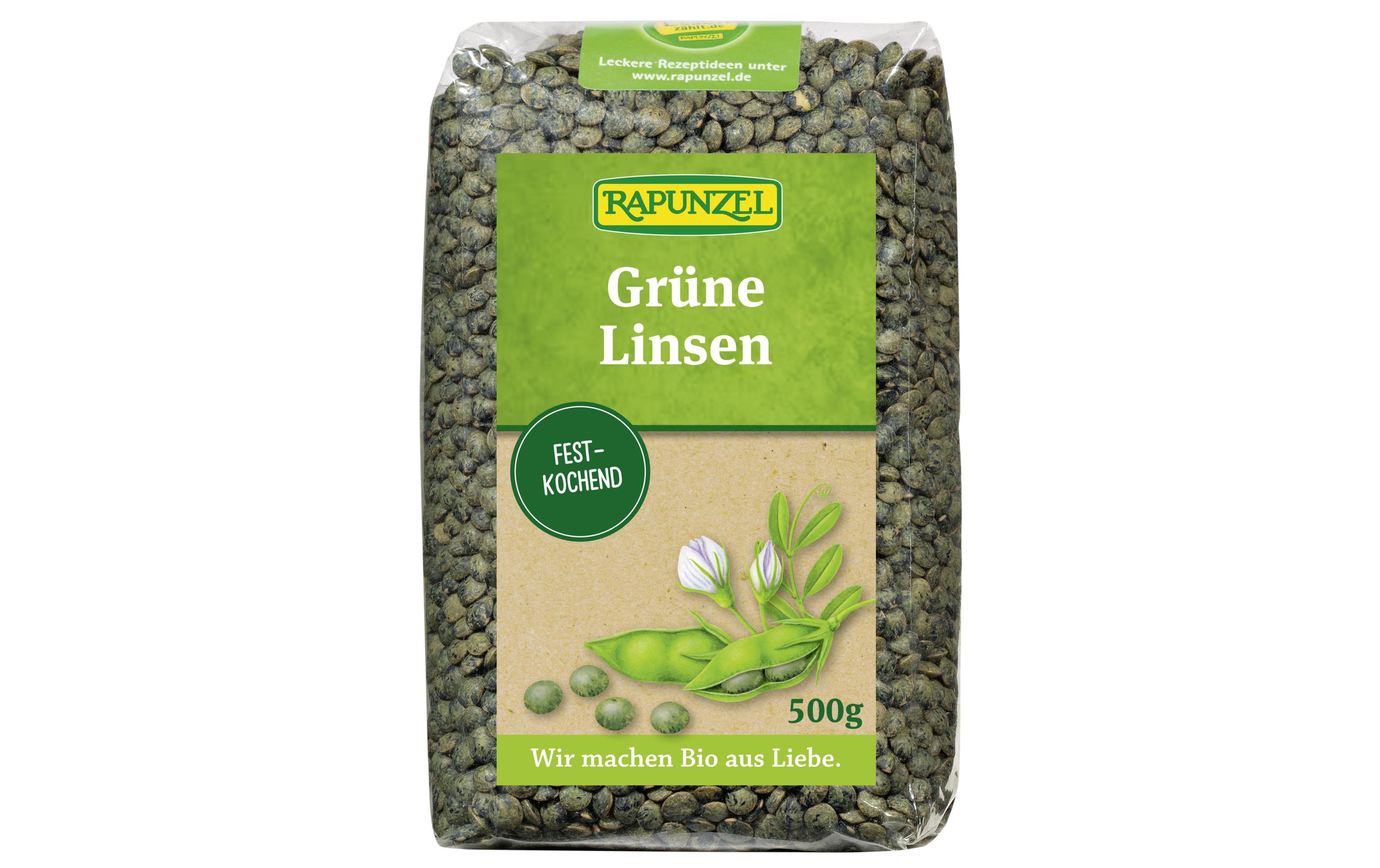 Bio Linsen grün 500 gBio Linsen grün